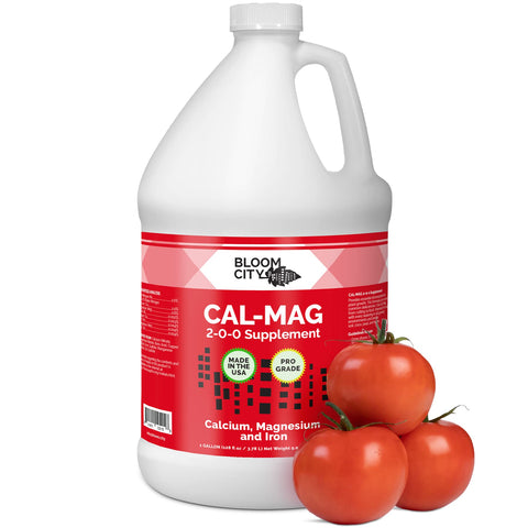 Bloom City botella frontal mostrando etiqueta y capacidad, mejora el control nutritivo