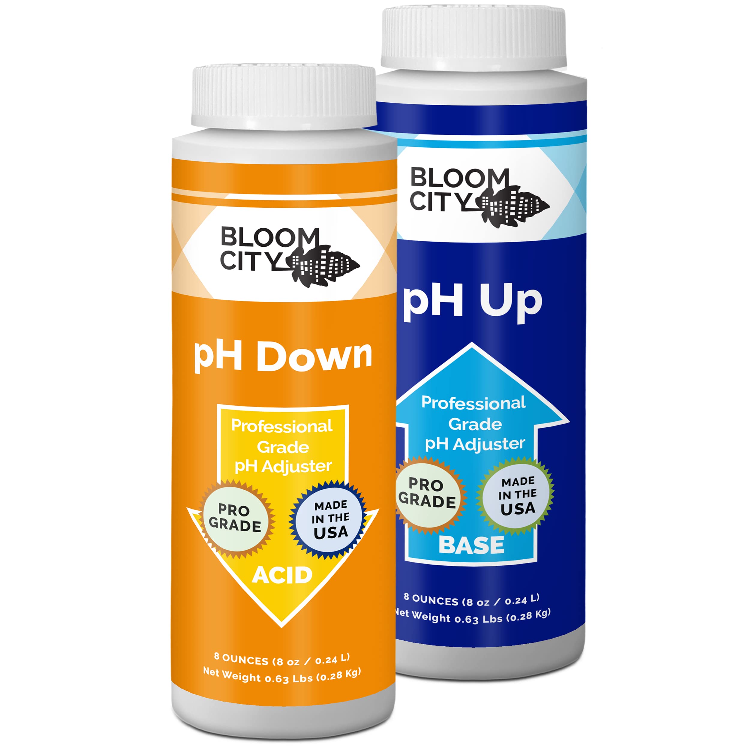 Bloom City frontal del envase mostrando control de pH y uso sencillo