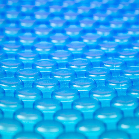 Blue Wave vista frontal de la cubierta rectangular que conserva calor
