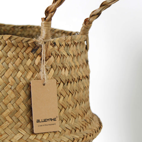 BlueMake cesta en picnic al aire libre transportando víveres con estilo