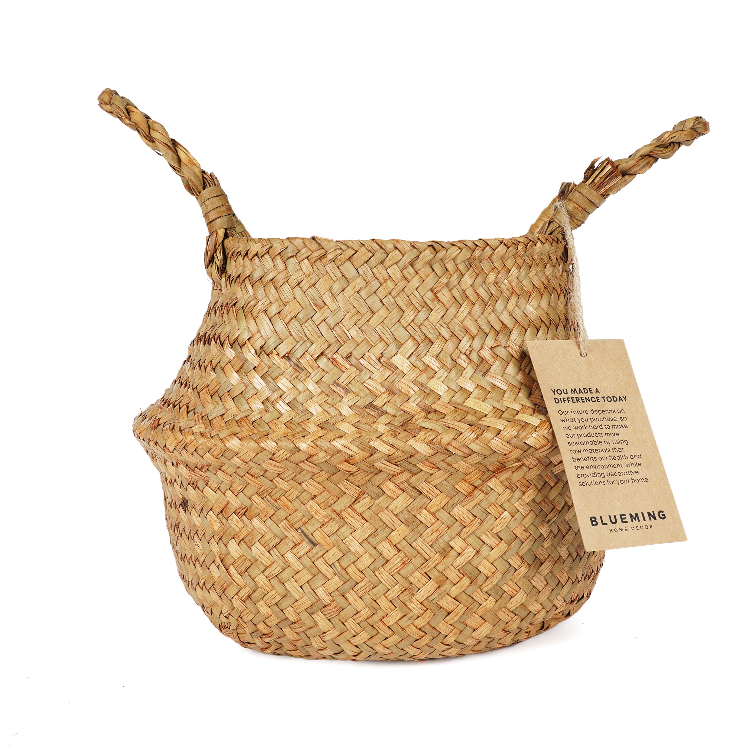 Blueming Home Decor funda frontal mostrando acabado natural y calidez decorativa