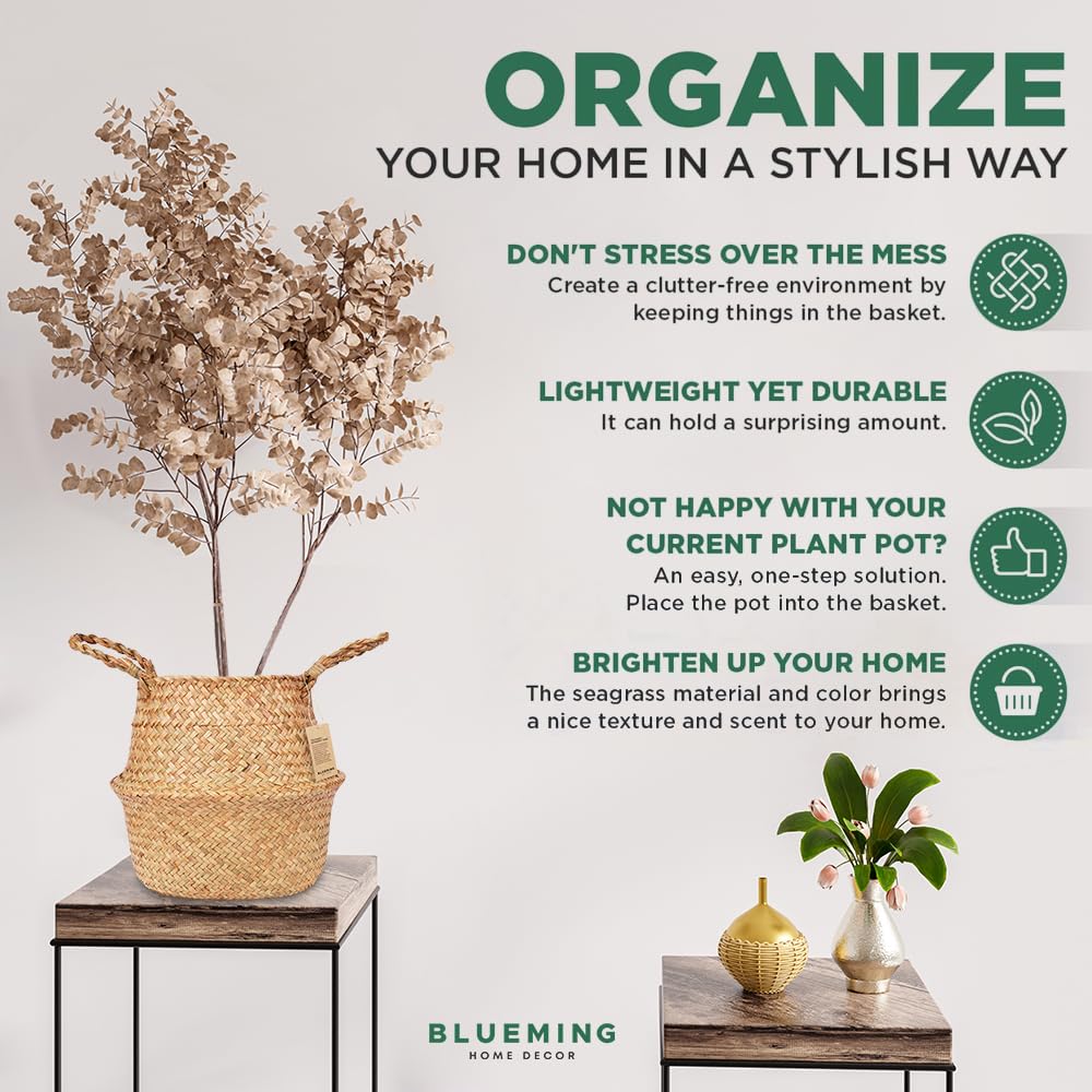 Blueming Home Decor cesta plegable guardada para ahorrar espacio