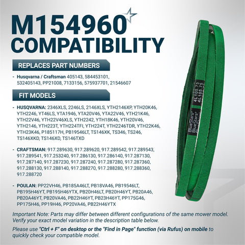 BlueStars etiqueta con especificaciones 1/2" x 105.75" y códigos compatibles