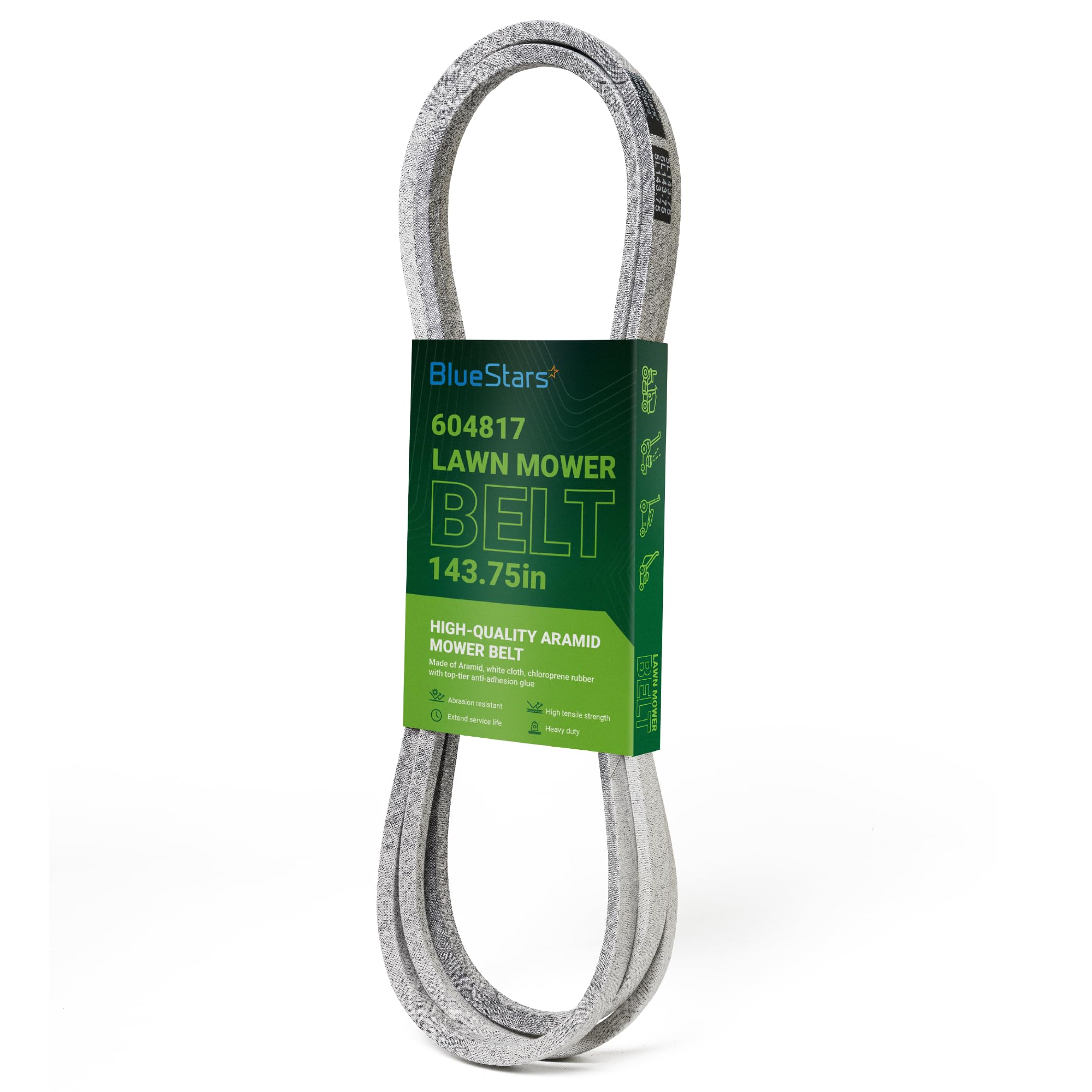 BlueStars correa frontal mostrando forma y dimensiones, garantiza ajuste preciso
