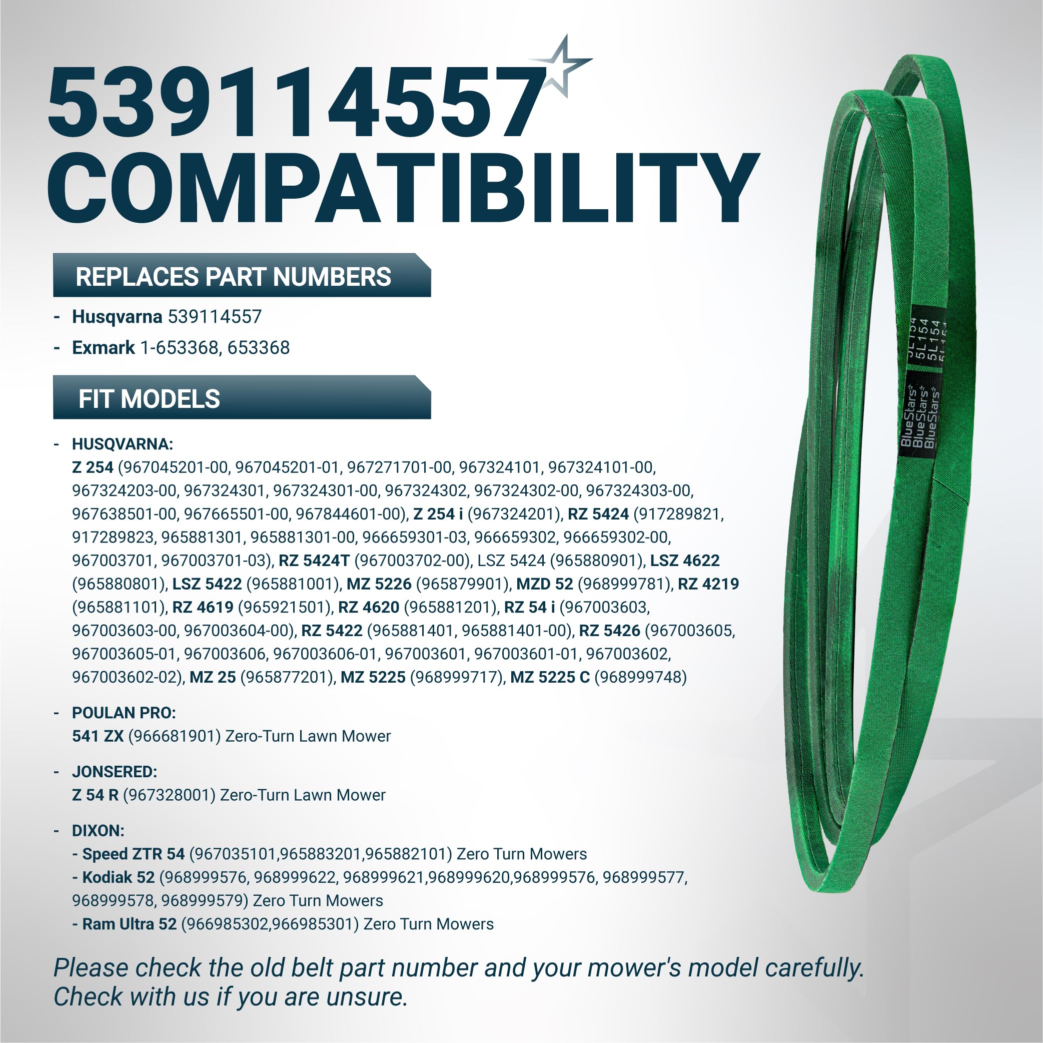 BlueStars correa Grip120 detalle de unión bonding resistente para larga vida