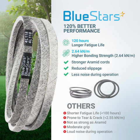 BlueStars instalación en polea durante mantenimiento para un cambio sencillo