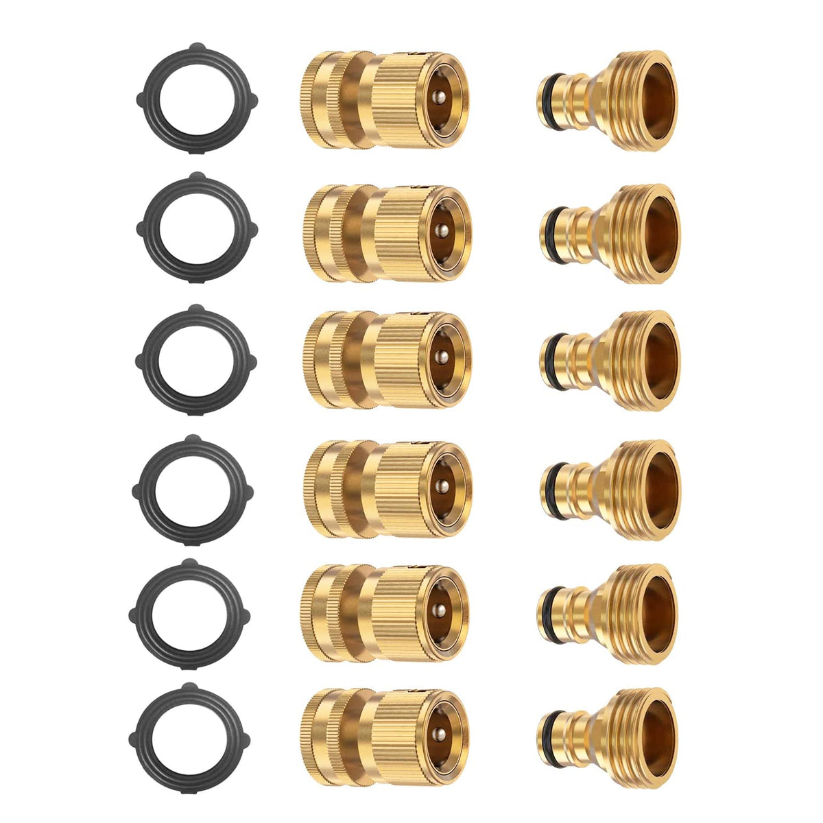 BoArt paquete frontal de conectores mostrando durabilidad y cantidad