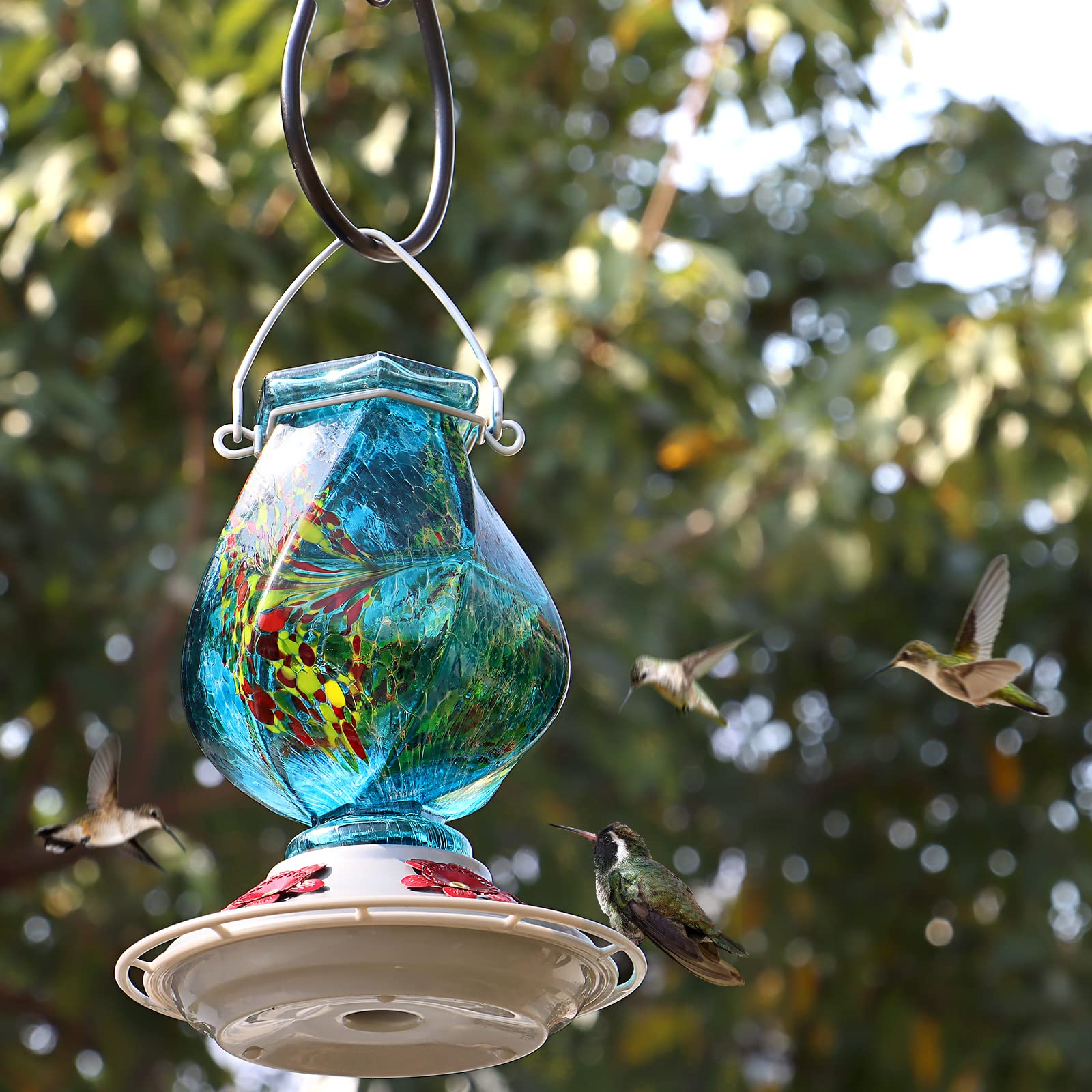 BOLITE base con cinco puertos que permite alimentar varios colibríes