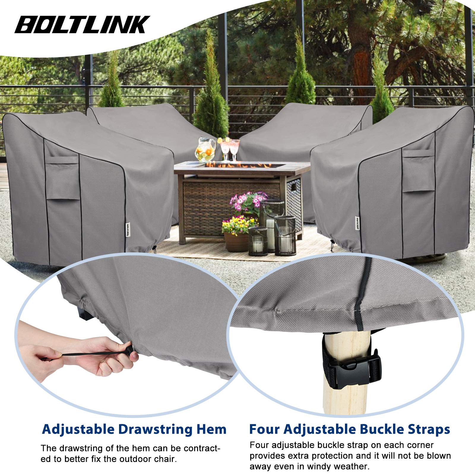 BOLTLINK ventilación integrada reduciendo humedad y viento interior