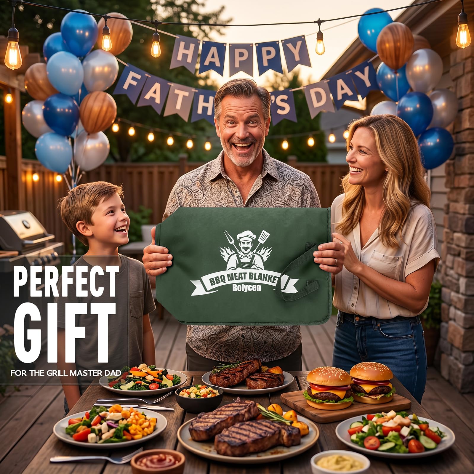 Bolycen embalaje como regalo, idea práctica para aficionados BBQ