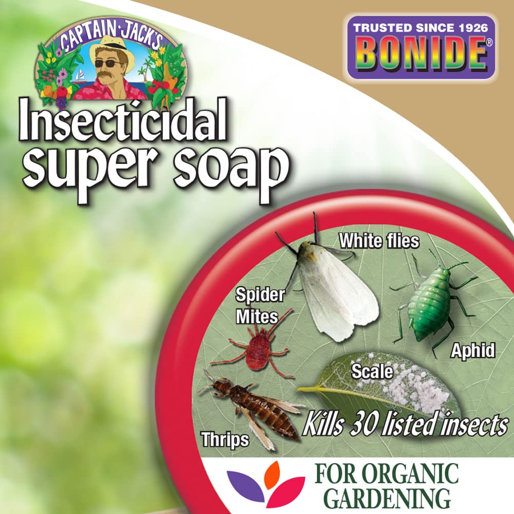 Bonide en maceta ornamental protegiendo plantas y flores