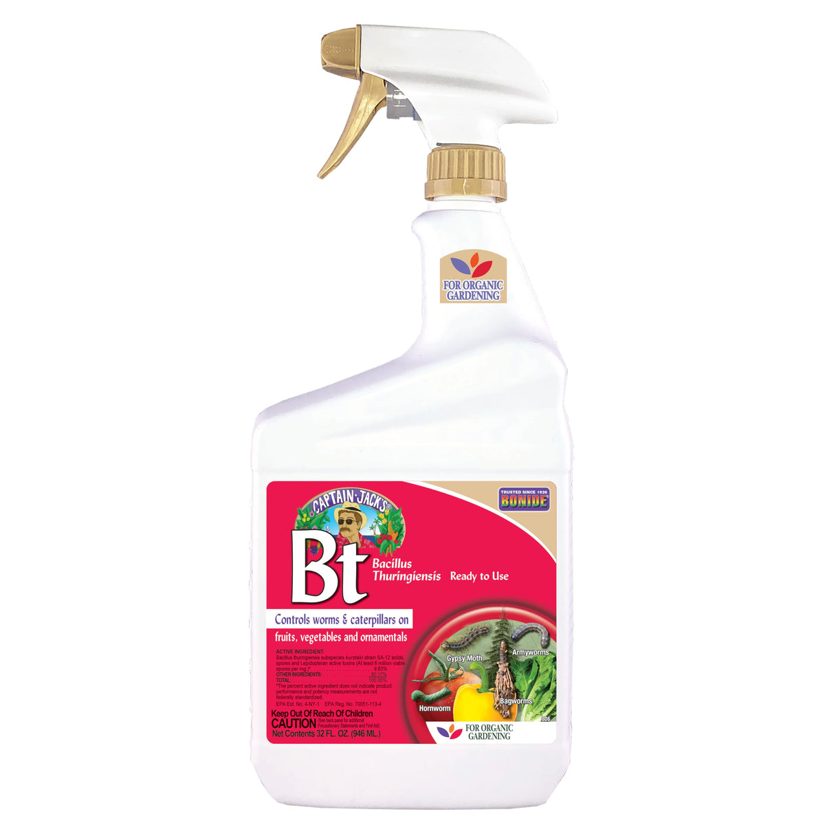 Bonide botella frontal mostrando el producto listo para usar y fácil aplicación