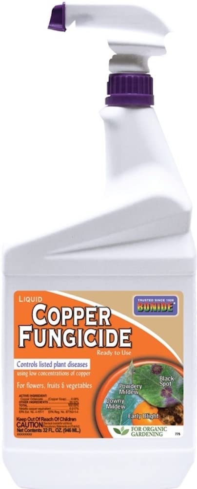 Bonide aplicado en maceta protegiendo plantas y evitando hongos