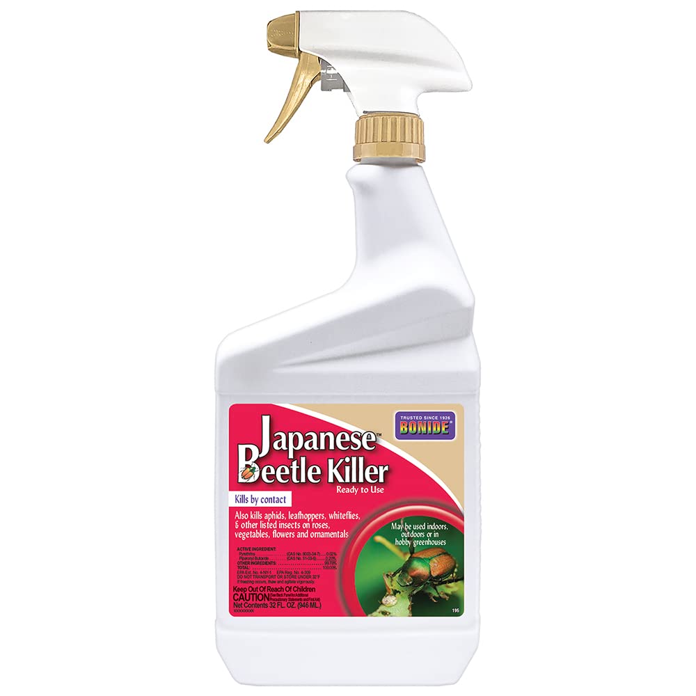 Botella Bonide Japanese Beetle Killer frontal mostrando envase listo para usar