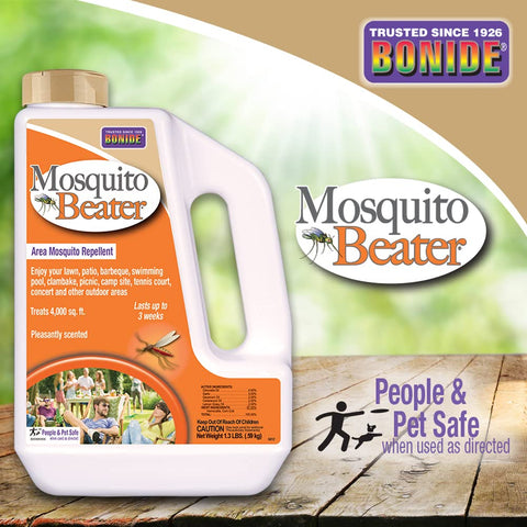 Bonide aplicado junto a piscina mejora comodidad y reduce mosquitos