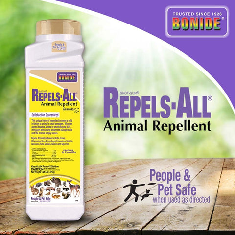 Bonide primer plano de textura de gránulos, fórmula biodegradable visible