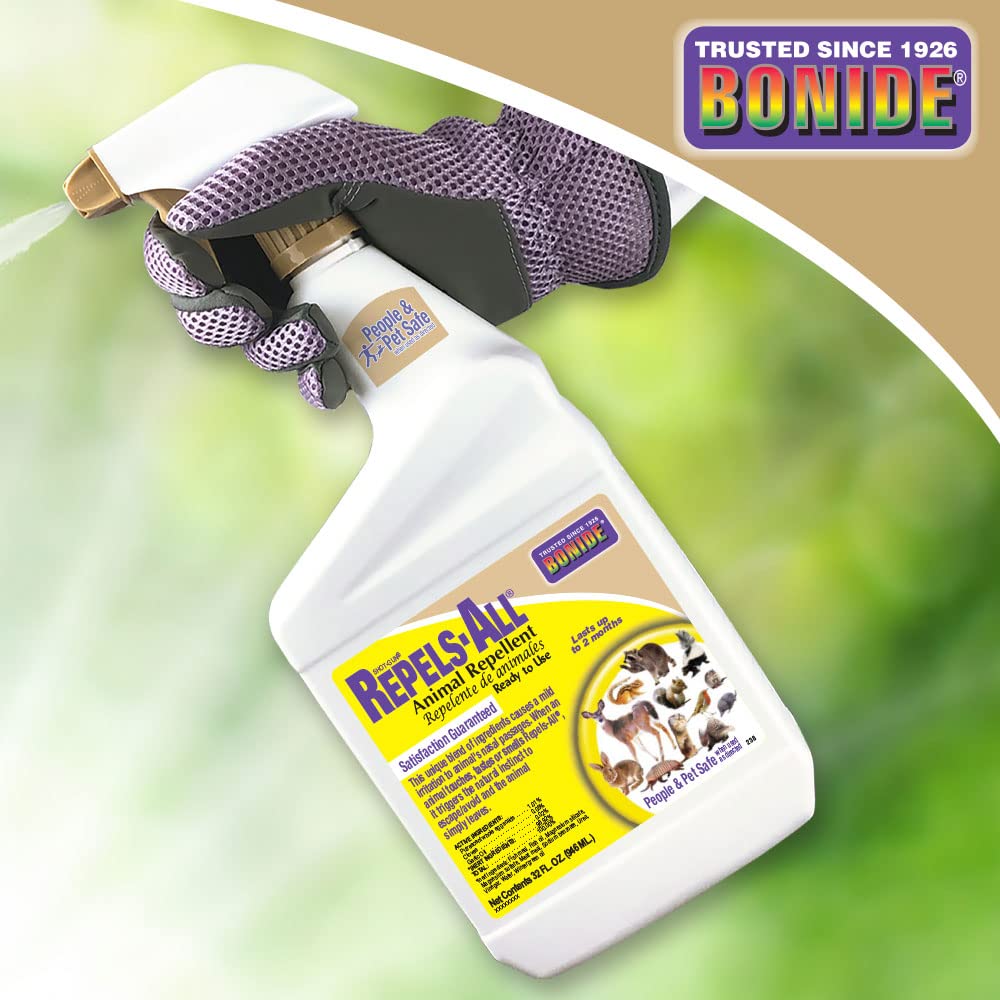 Bonide etiqueta con ingredientes naturales y beneficios biodegradables