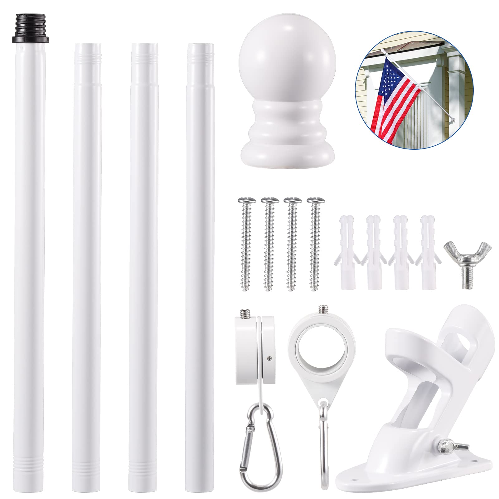 BONWIN detalle de pintura blanca resistente que protege del clima