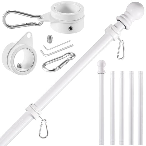BONWIN mástil frontal en fachada blanco, mejora la presencia exterior