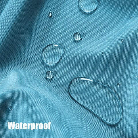 BONZER textura de tela impermeable en detalle, demuestra resistencia al agua