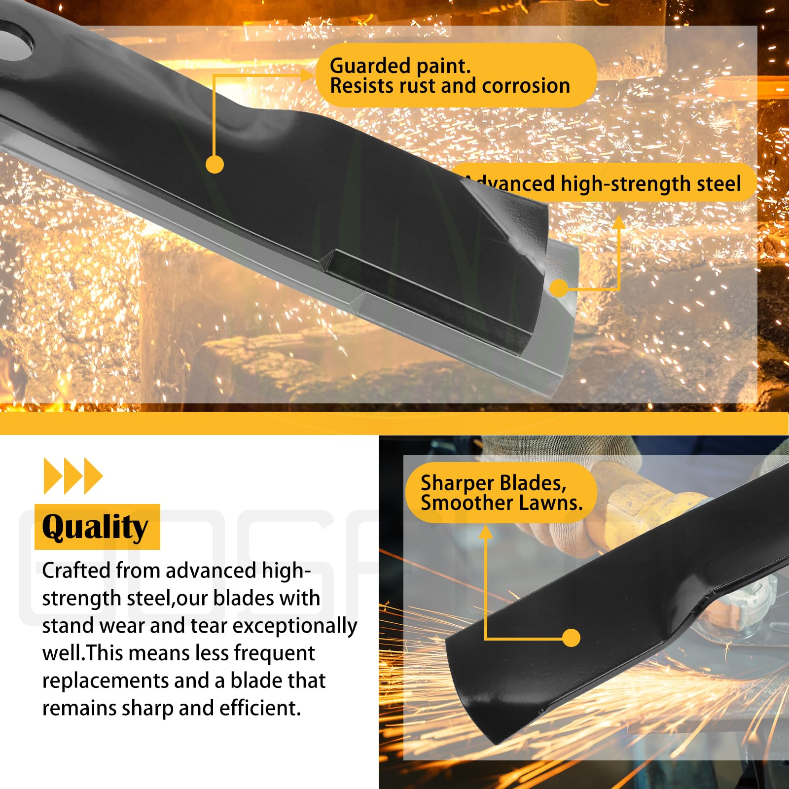 BOSFLAG perfil mulching lateral, reduce atascos