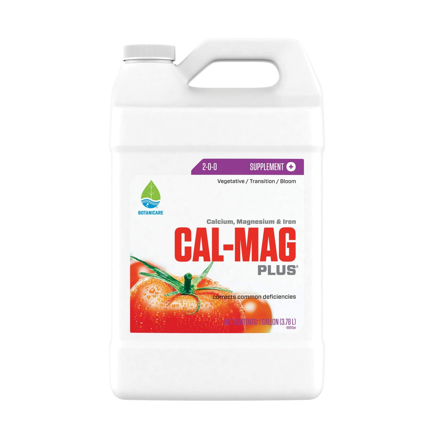 Botanicare Cal-Mag Plus frontal mostrando producto y tamaño