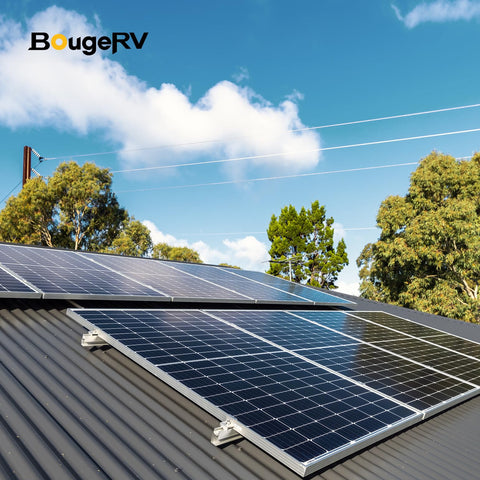 BougeRV instalación exterior en techo mostrando durabilidad y ajuste