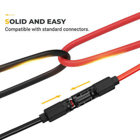 BougeRV cable instalado en RV demostrando fácil conexión y eficiencia energética
