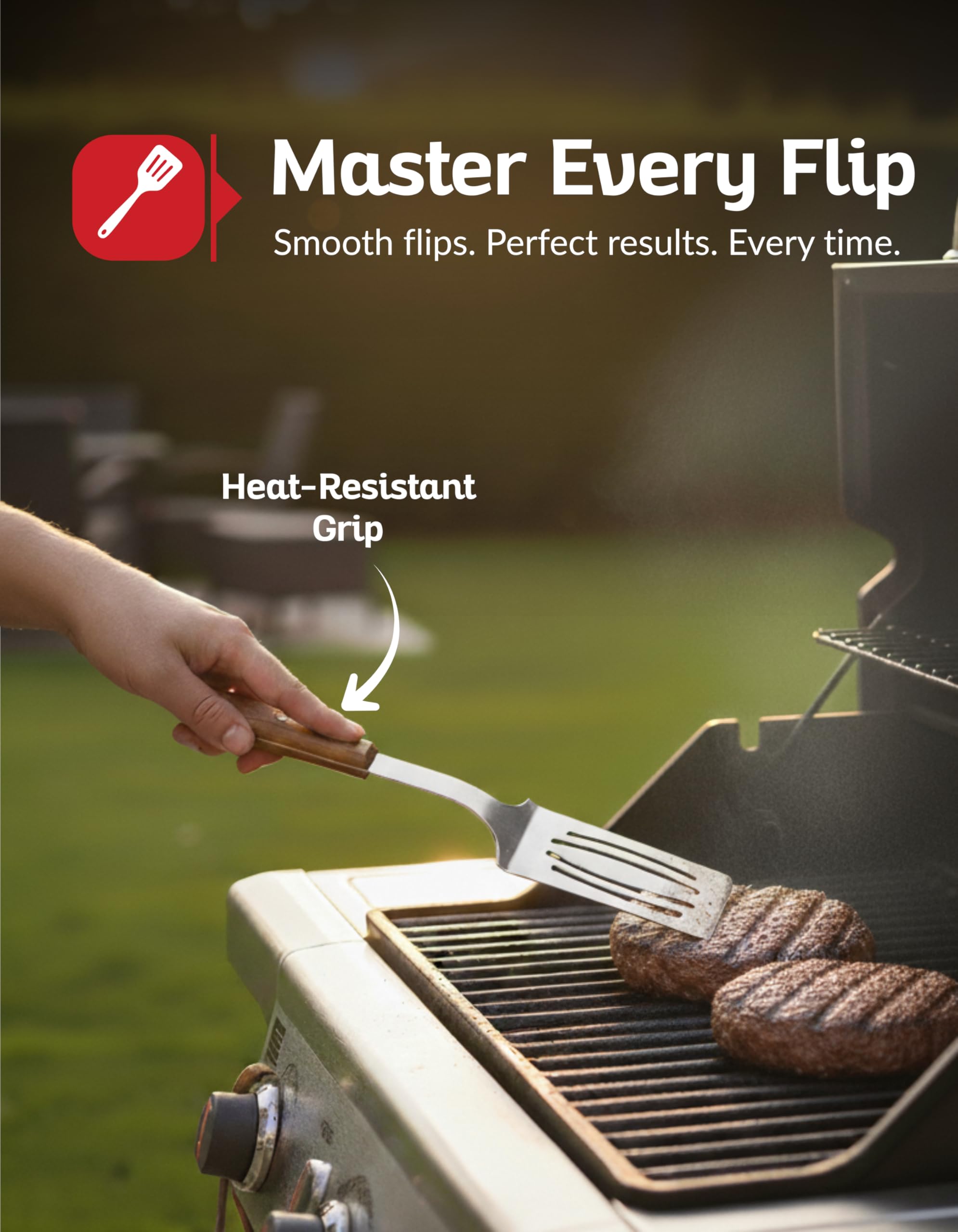 Boxiki Kitchen manos sujetando pinzas demostrando ergonomía y manejo cómodo