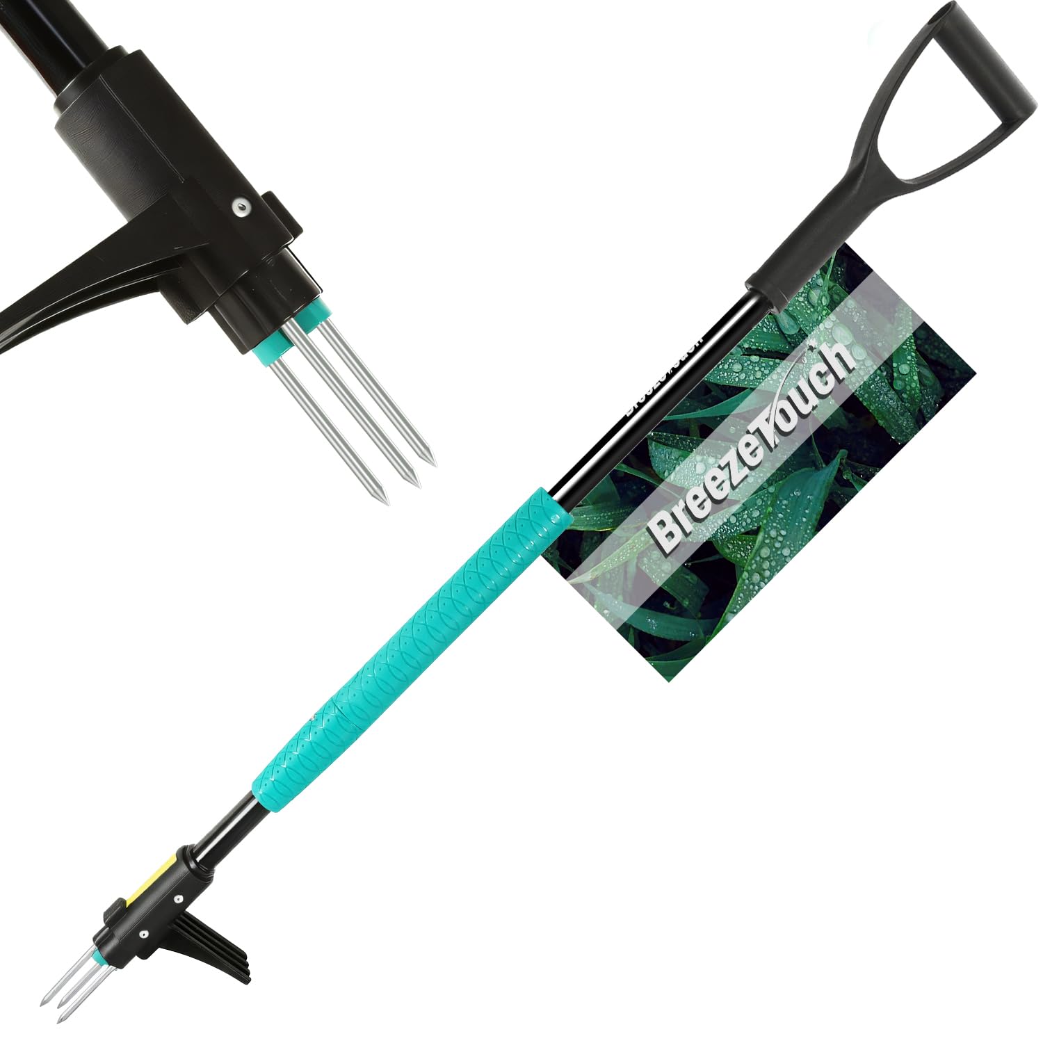 Breeze Touch vista frontal del extractor de 39 pulgadas, ideal para deshierbe cómodo