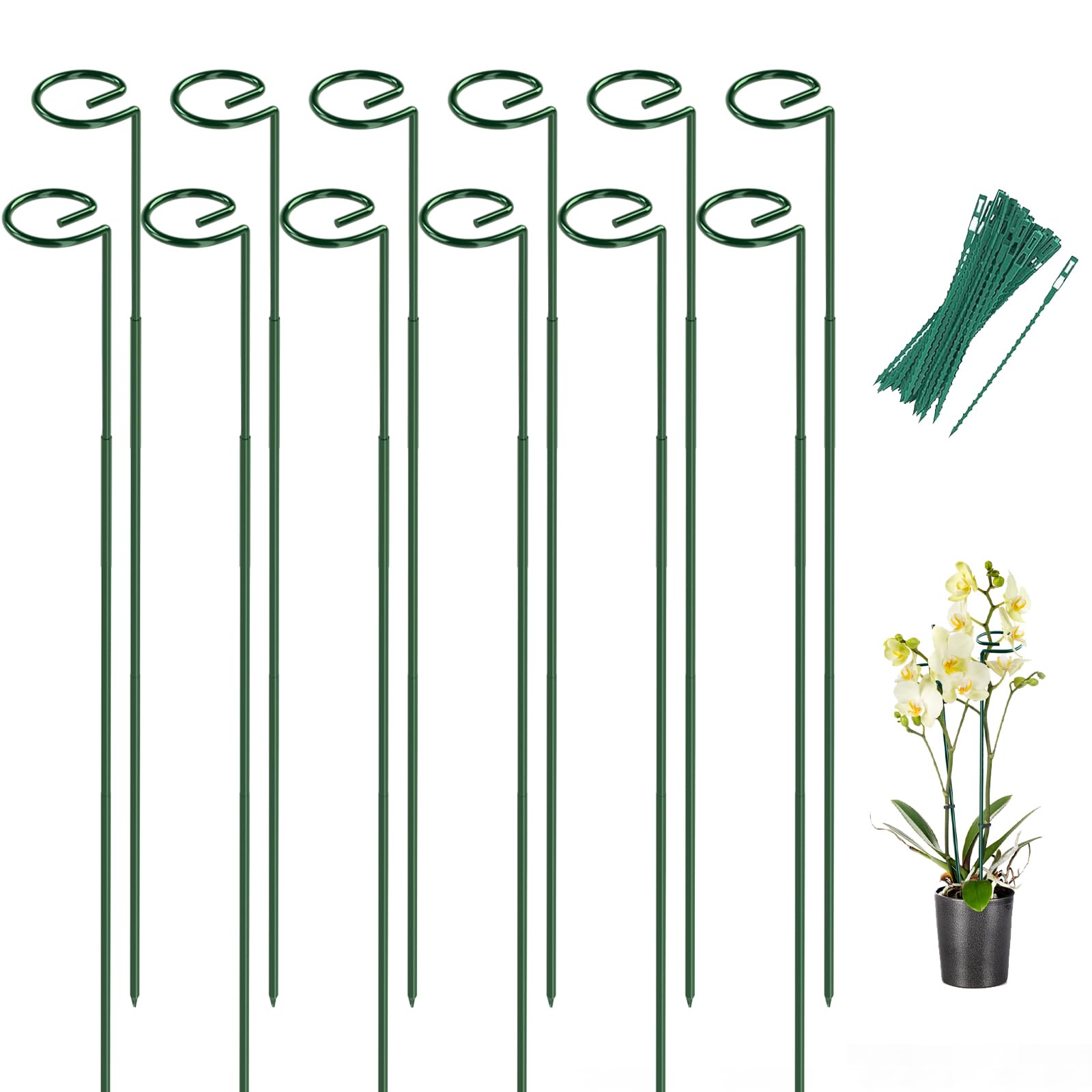 Breeze Touch frontal del paquete mostrando las 12 estacas, soporte duradero