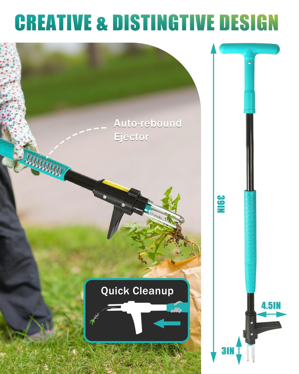 Breeze Touch detalle del pedal reforzado que ofrece palanca extra y facilita la extracción