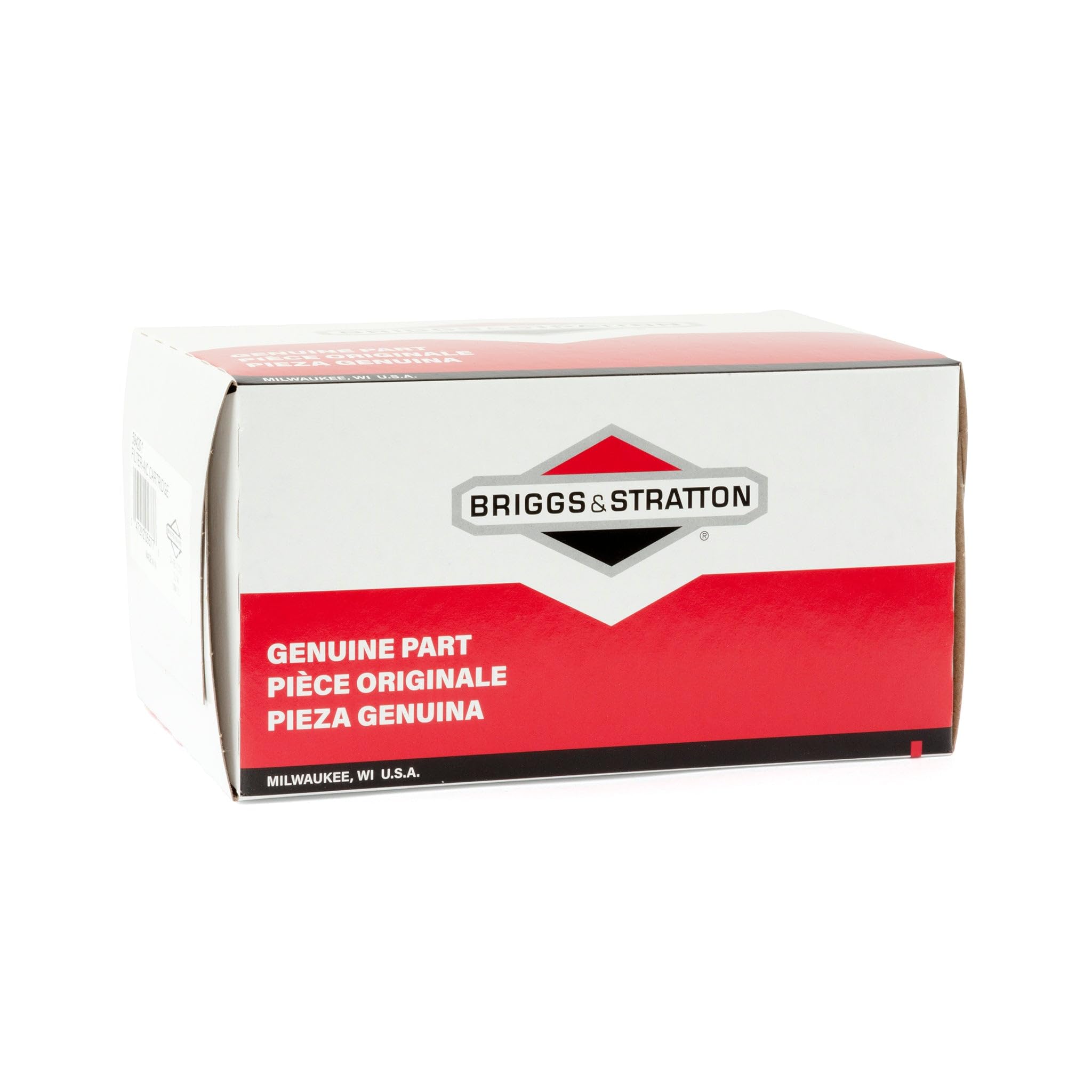 Briggs & Stratton filtro 594201 instalado en cortacésped para mejor protección