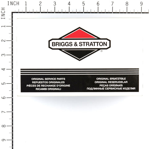 Briggs & Stratton comparación de tamaño para confirmar compatibilidad