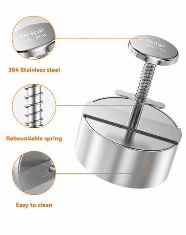 Brigii comparativa tamaño 4.5" para control de porciones