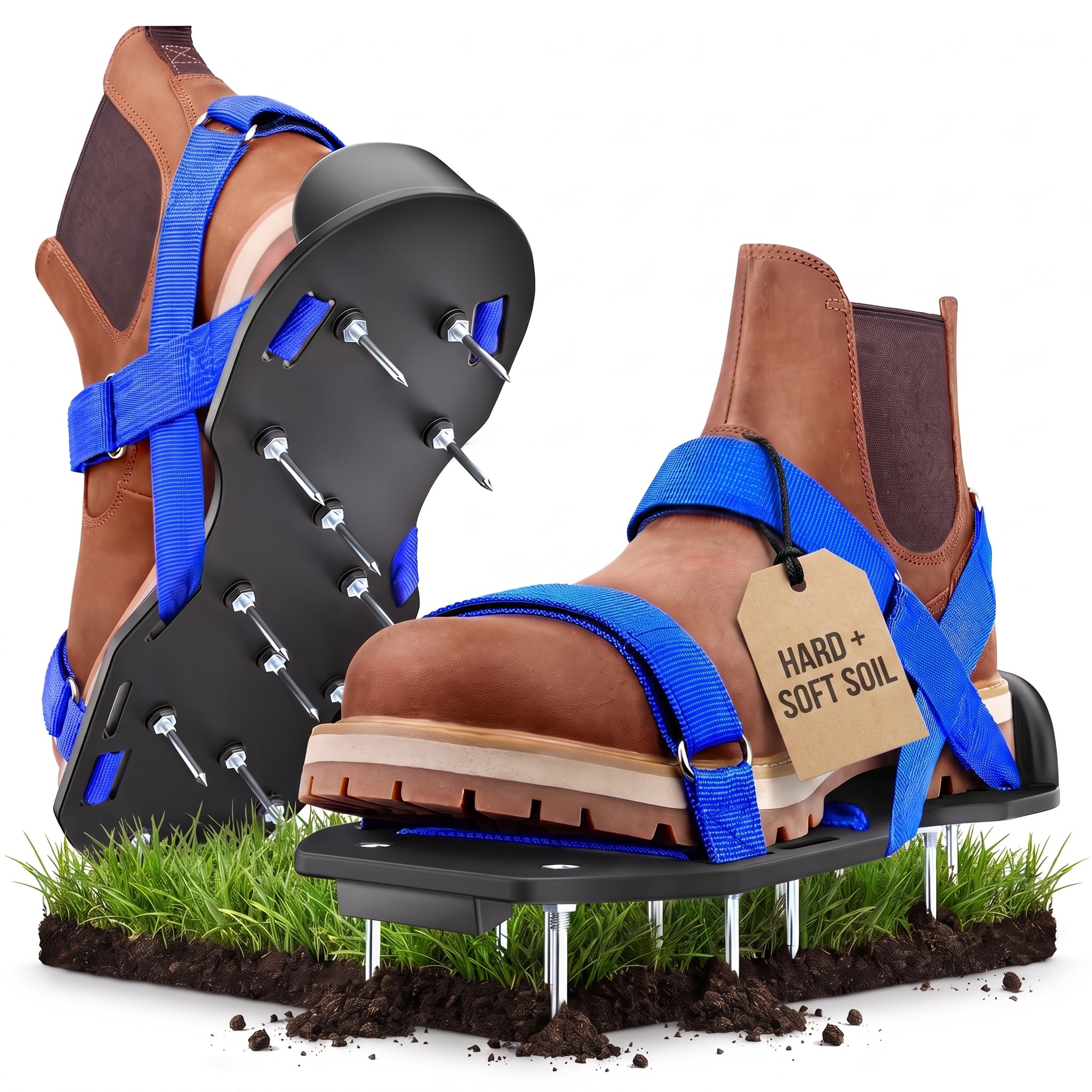 Briliantwerk zapato frontal mostrando diseño estable y beneficio de sujeción segura