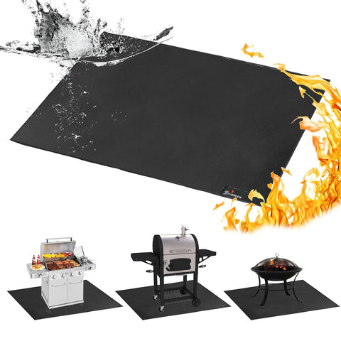Brinman tapete frontal 48x40 protegiendo deck de derrames