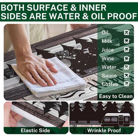 Britown bancos con funda instalados en campamento, mayor higiene