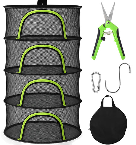BRIVADO secador colgante frontal mostrando capacidad y orden