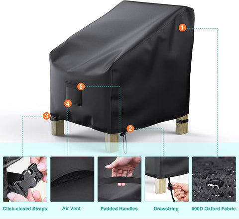 BROSYDA funda colocada en silla facilitando protección rápida