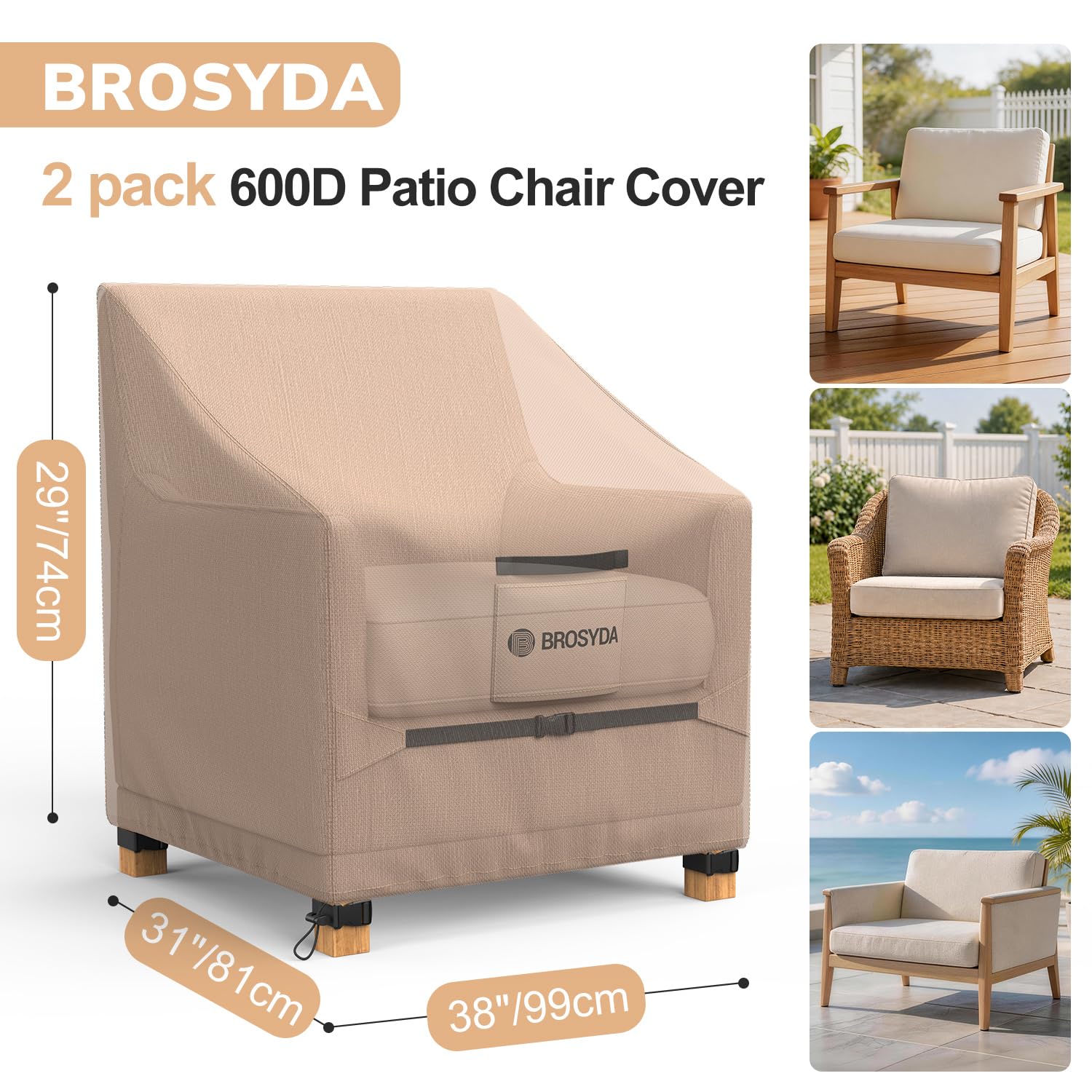 BROSYDA primer plano de textura 600D que muestra durabilidad y resistencia