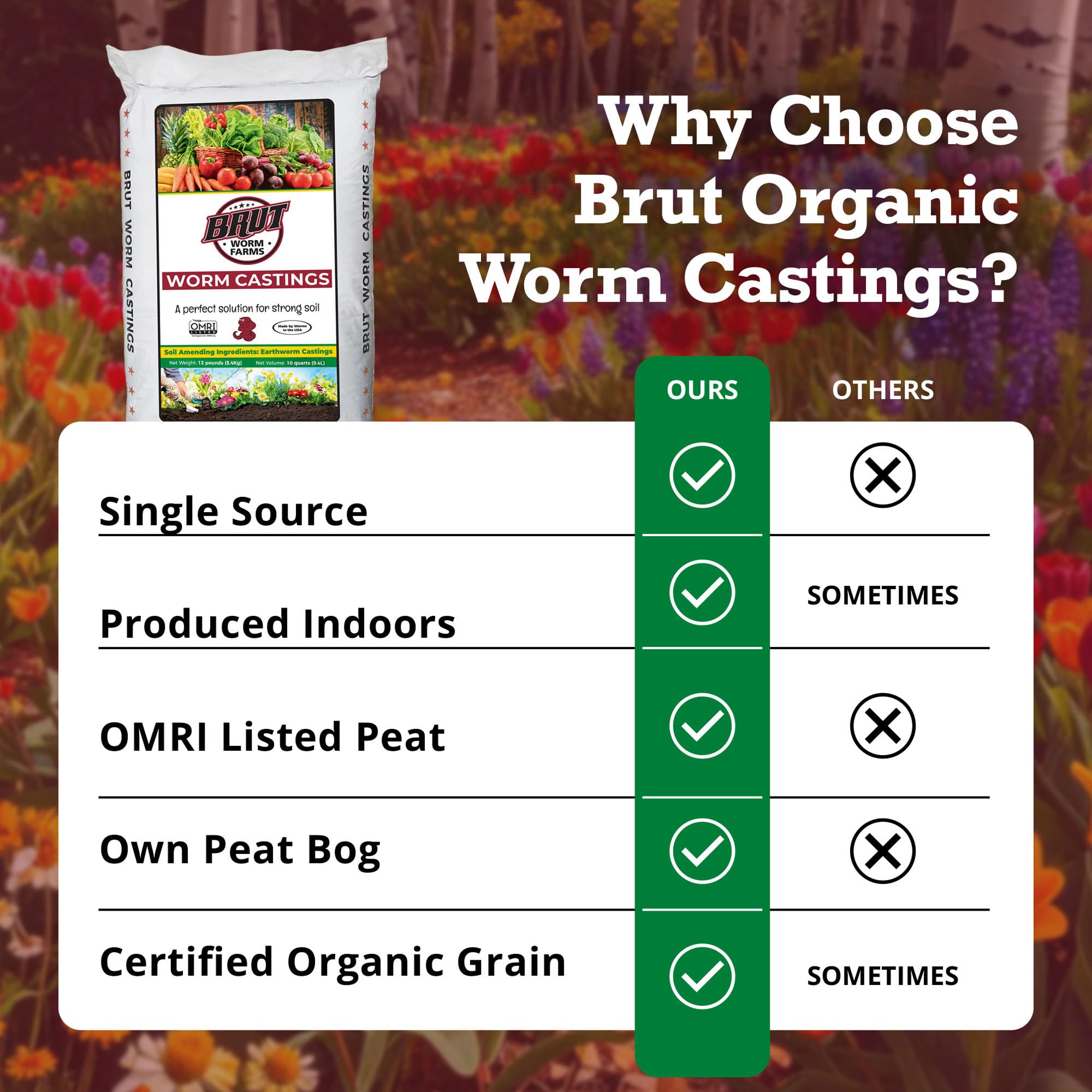 BRUT WORM FARMS productores familiares manipulando el producto, confianza y cuidado