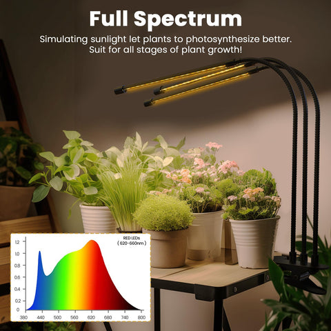 bseah primer plano de los LEDs para ver el espectro completo y eficiencia