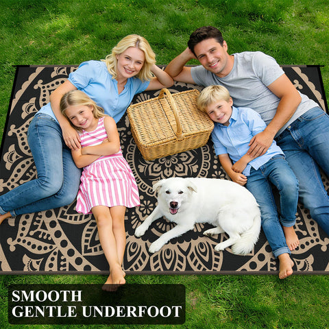 Bsmathom alfombra enrollada en bolsa de transporte, portable y plegable