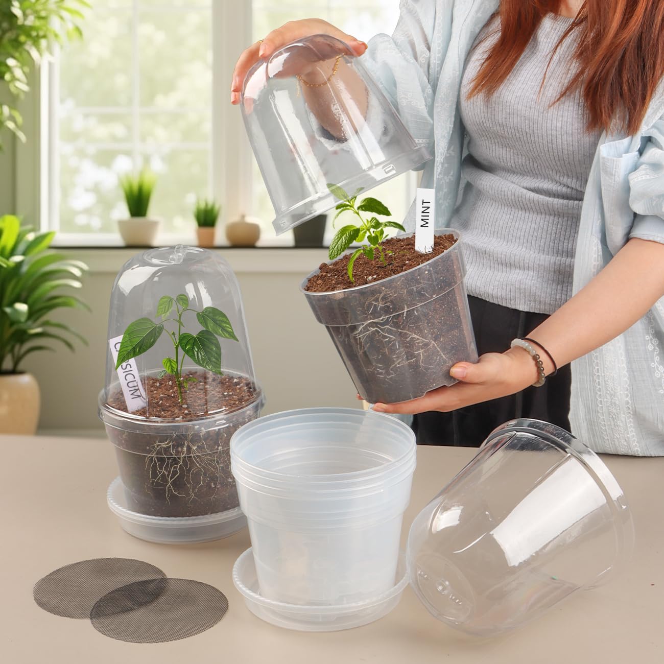 BTPLASTIK malla filtro protege raíces y mejora drenaje