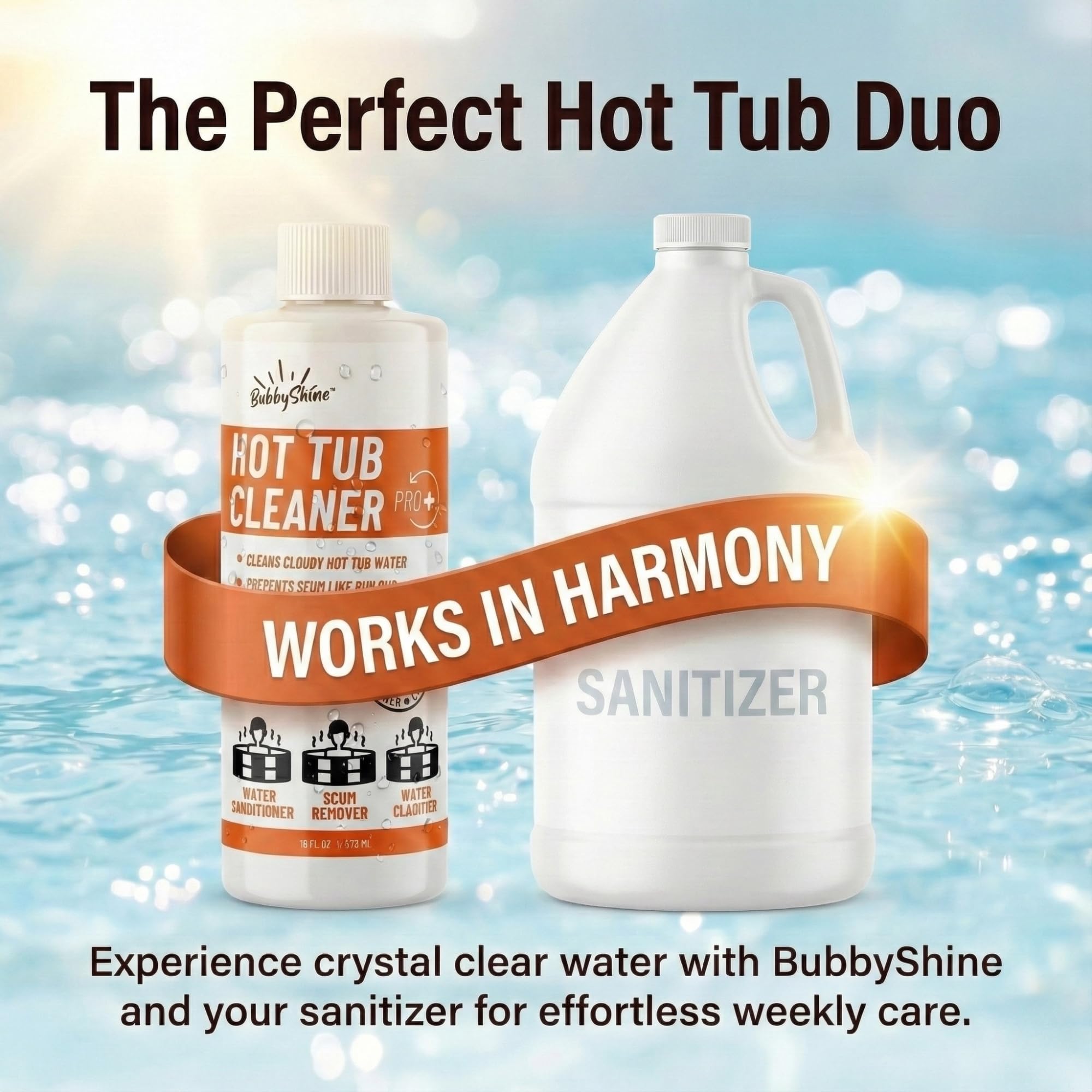 BubbyShine primer plano de ingredientes enzimáticos mostrando formulación