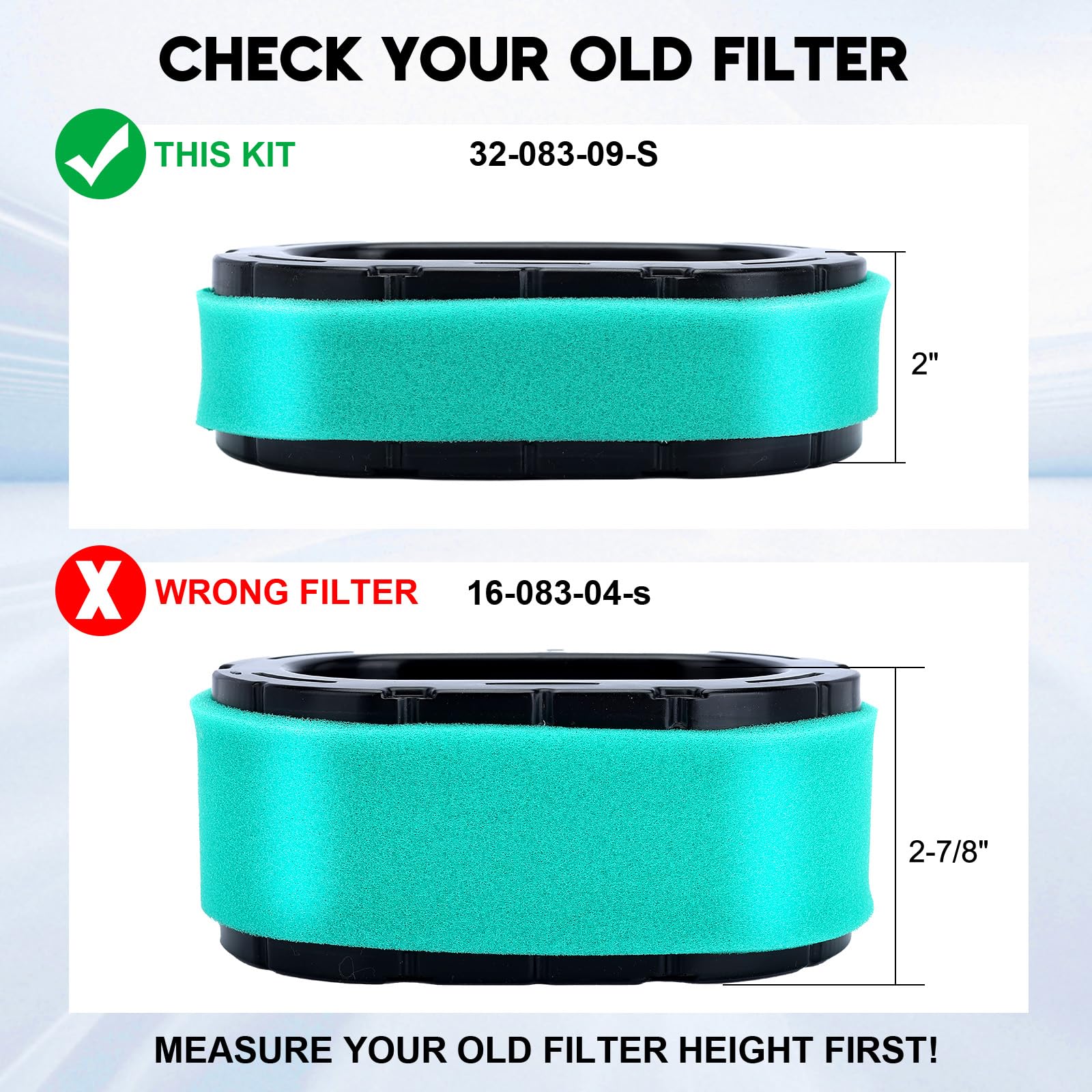 Buckbock filtro de aceite y bujías enfocadas, simplifican reemplazo
