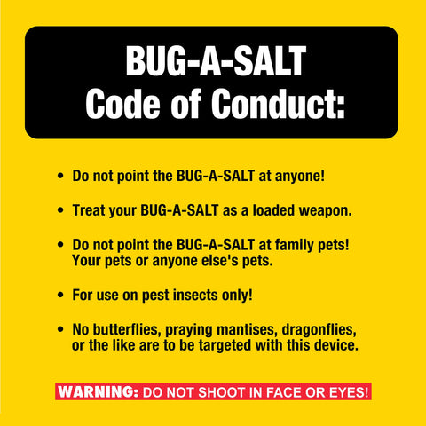 BUG-A-SALT depósito de sal resistente para recargas rápidas y uso continuo