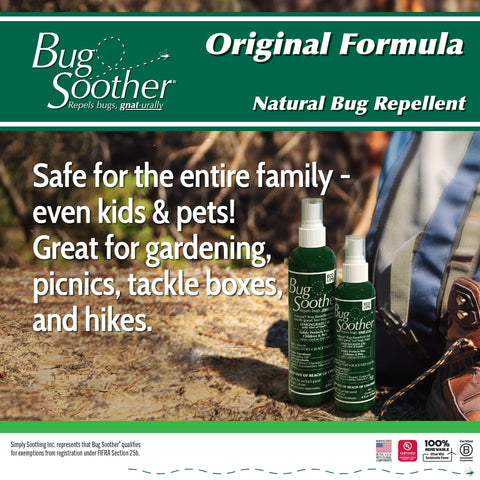 Bug Soother pack abierto con cuatro unidades, suministro familiar conveniente