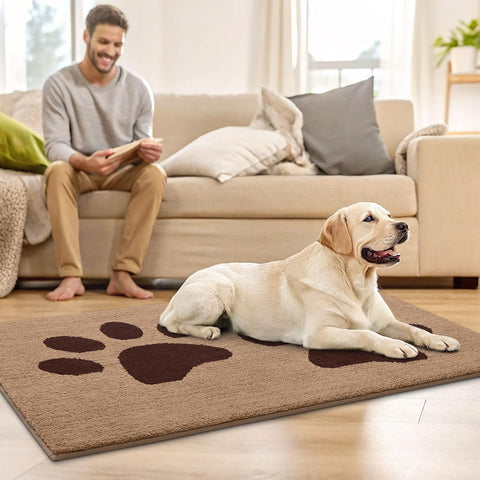 Buganda felpudo colocado en maletero de coche, ideal para viajes con mascotas